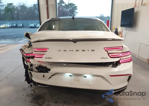 2023 Genesis G80 2.5T Awd из США, поврежденный, VIN KMTGA4SCXPU156853